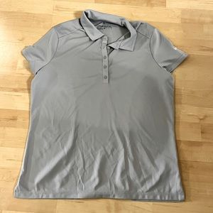 Gray Nike Dri fit Woman’s golf polo
